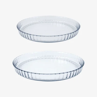 Aroma Pajform Rund Glas 2-pack 27 × 3,6 cm, 31 × 3,65 cm Från Aida