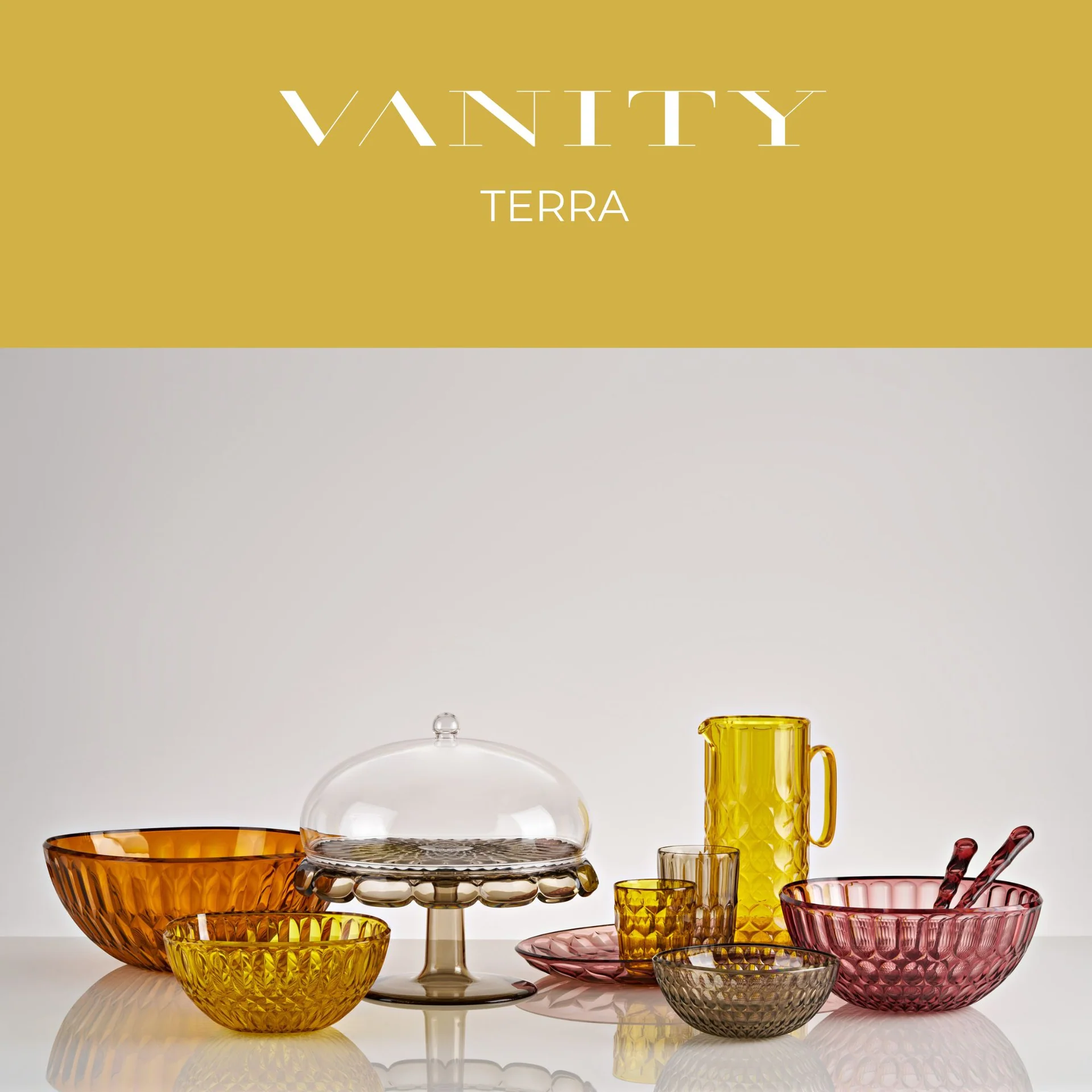 Glas Hög Vanity 6-Pack Mix färg 0,48Liter Från Guzzini Designer : Pio & Tito Toso - Bild 3