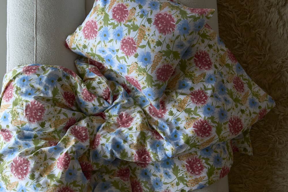 Askum LyxBäddset Satin Vit 150*210cm Från Kosta Linnewäfveri - Bild 2