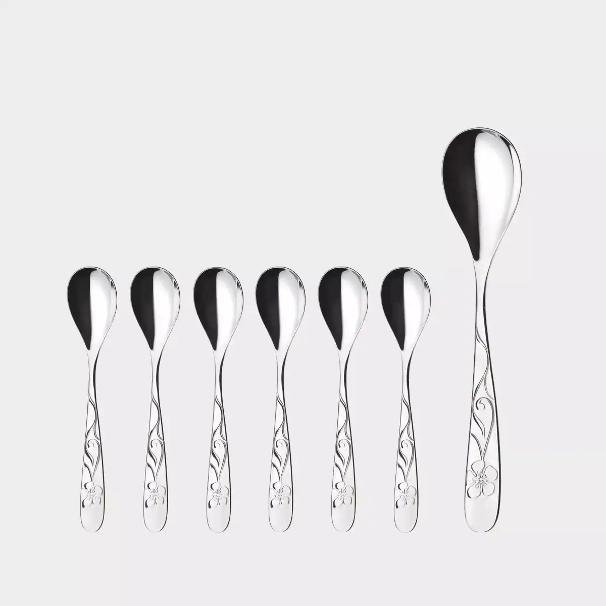 Sanna Dessertset 7 delar Från Hardanger Bestikk