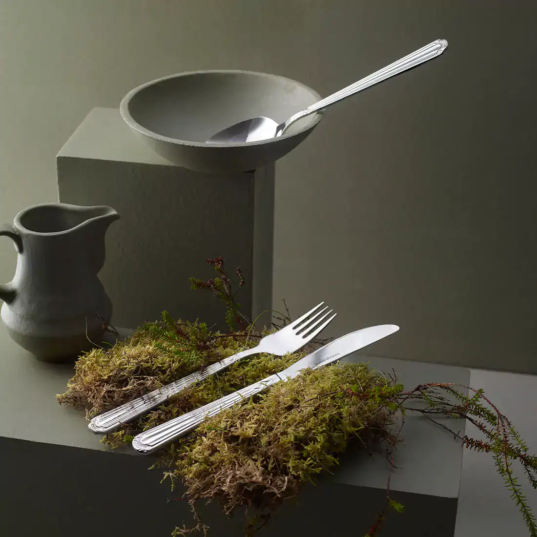 Renessanse Dessertset 7 delar Från Hardanger Bestikk - Bild 3