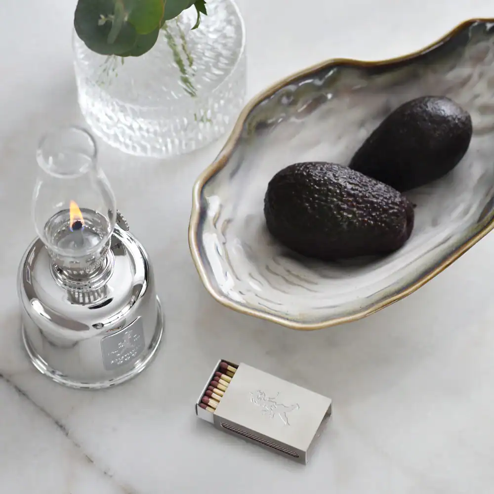 Solstickan Tändsticksfodral Silver Tändsticksask ingår - Bild 5