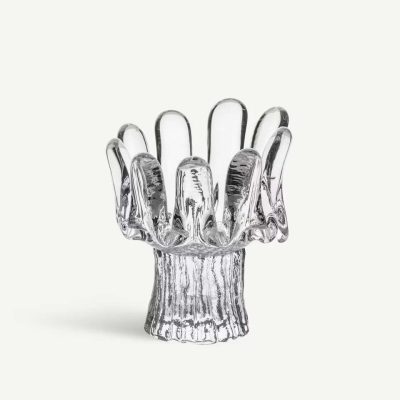 Sunflower Ljuslykta Klar 115mm Från Kosta Boda Design: Göran Wärff