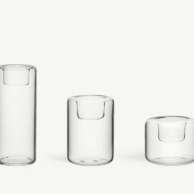 Happy Ljuslykta 3-Pack 68/105/150mm Från Kosta Boda