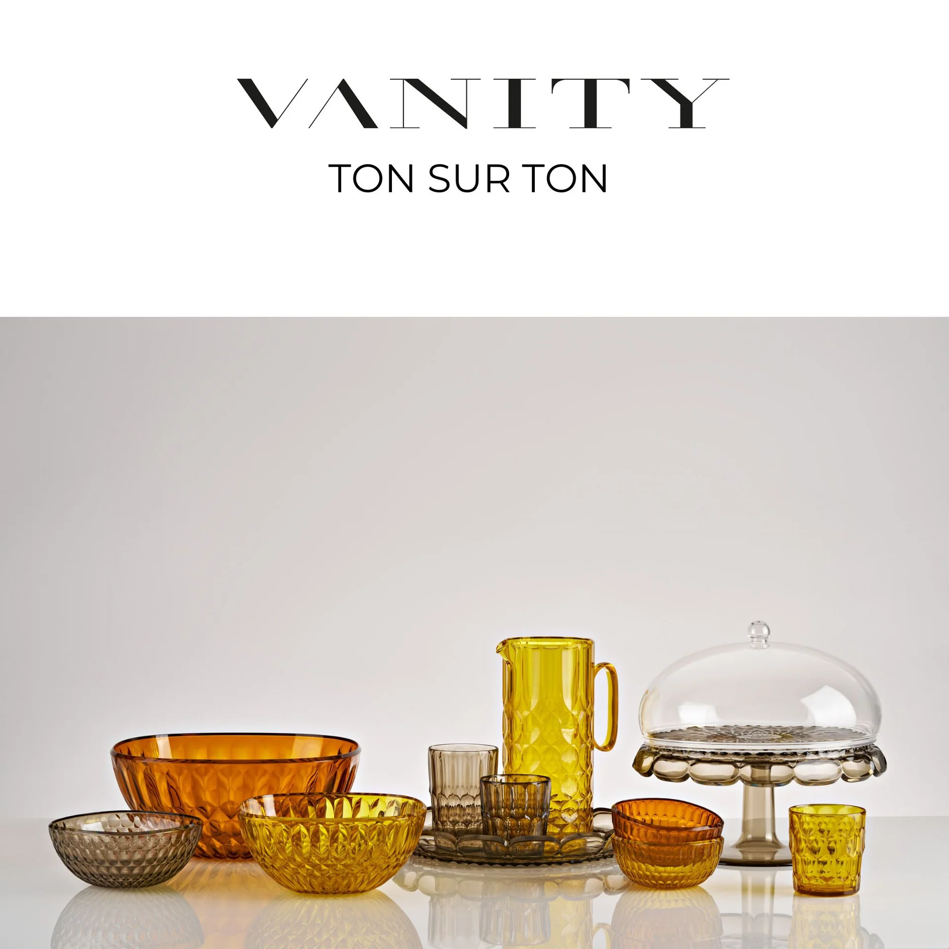 Glas Hög Vanity 6-Pack Mix färg 0,48Liter Från Guzzini Designer : Pio & Tito Toso - Bild 2