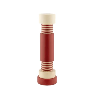 Twergi Salt-, Pepparkvarn och Kryddkvarn 25,5cm, Röd Från Alessi Design Ettore Sottsass