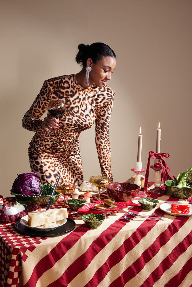 Skål Veggie Large 34*30*8,5cm Grön Från BYON - Bild 4