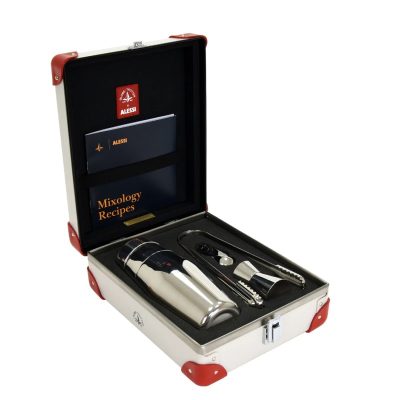 GTSET Lyx Mixologyset med Väska Från Alessi Design Ettore Sottsass