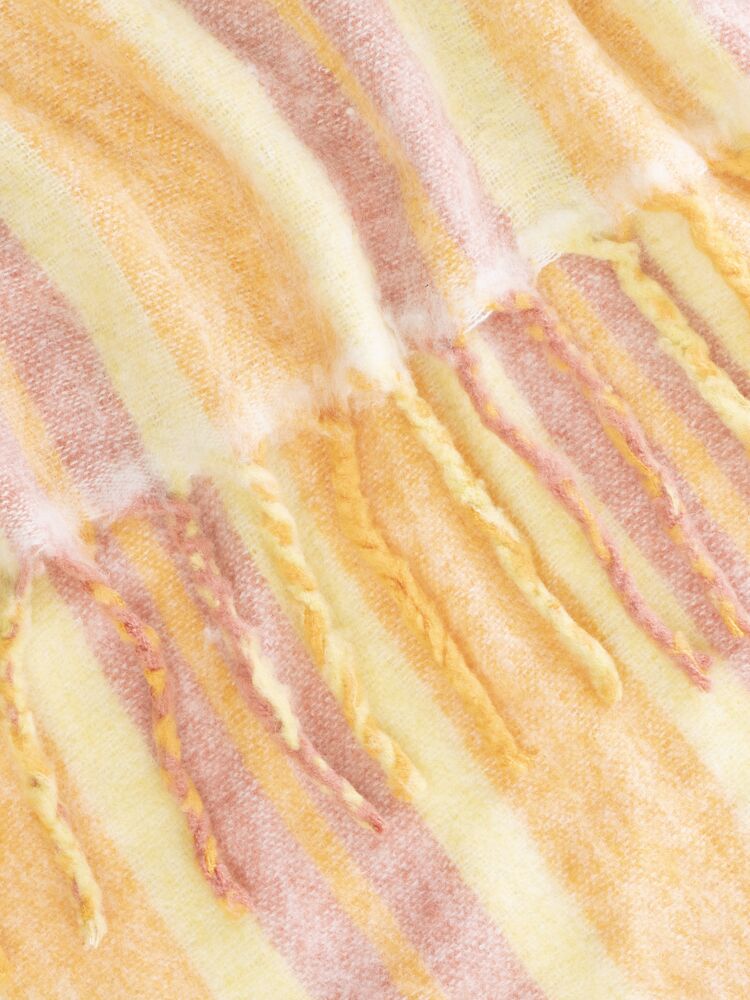 Vallvik Pläd Orange 130*170cm Från Kosta Linnewäfveri - Bild 4