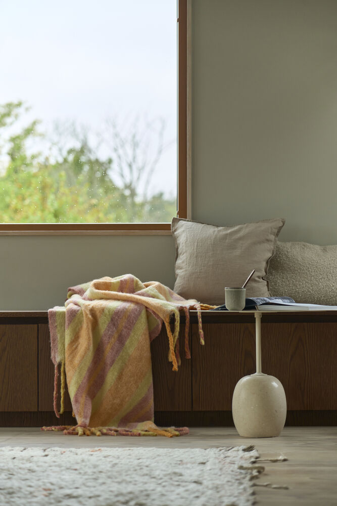 Vallvik Pläd Orange 130*170cm Från Kosta Linnewäfveri - Bild 2